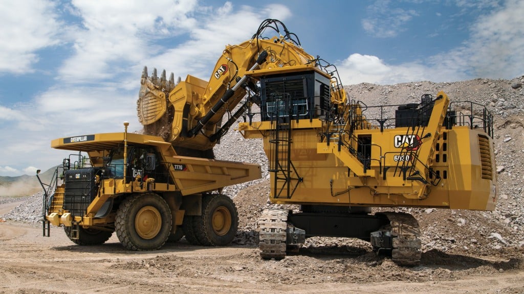 cat 6030 hydraulic mining shovel