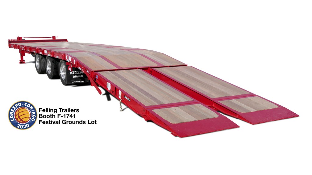 Felling Trailers to showcase Air Bi-Fold Ramps at CONEXPO-CON/AGG 2020