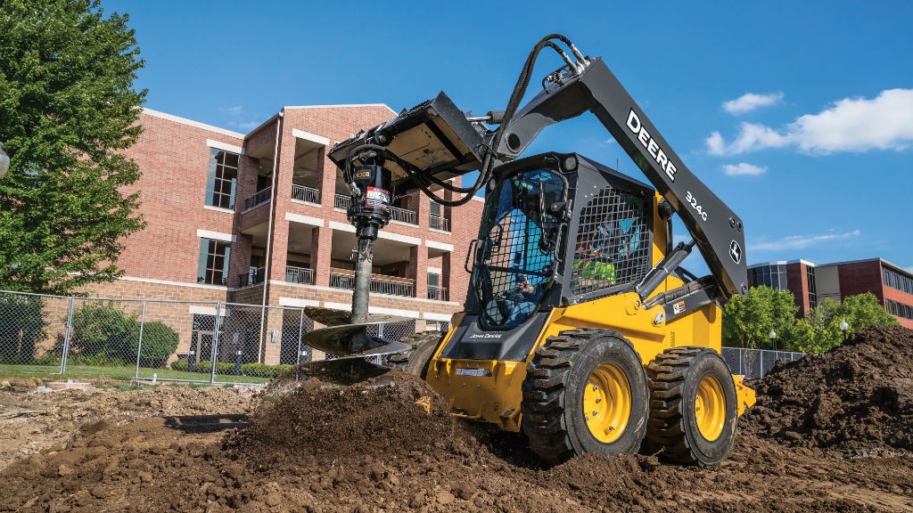 A John Deere 324G Skid Steer