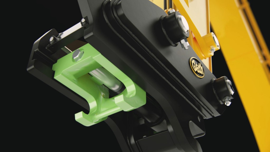 Geith's new excavator quick coupler makes swapping attachments easy