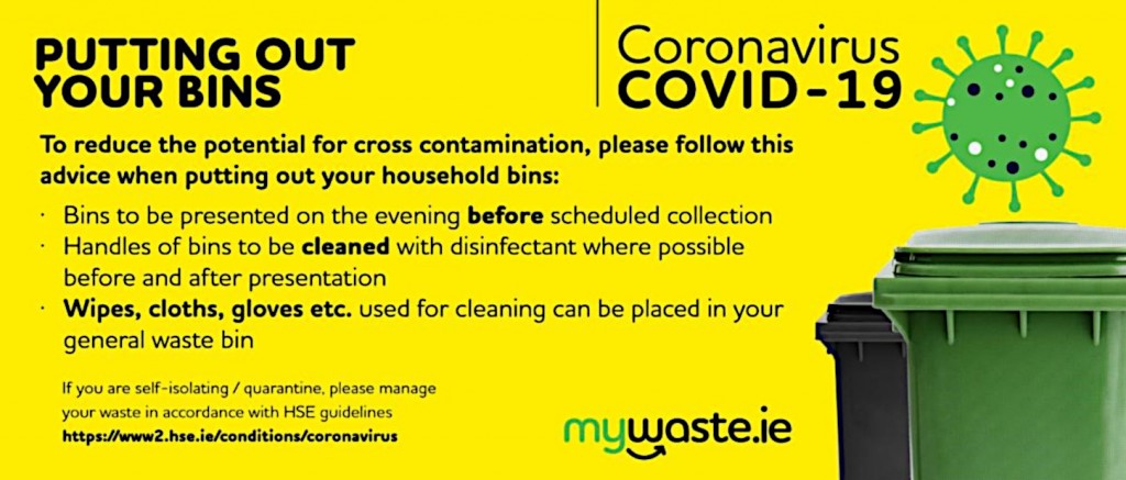 Ireland composting association Covid-19 info graphic