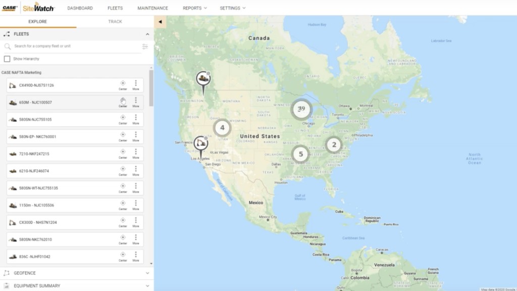 Case SiteWatch map of America