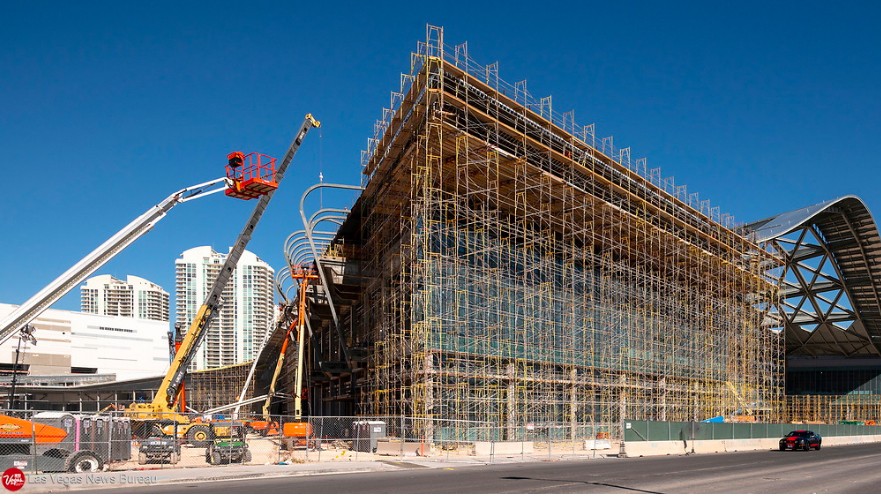 las vegas convention centre expansion in construction