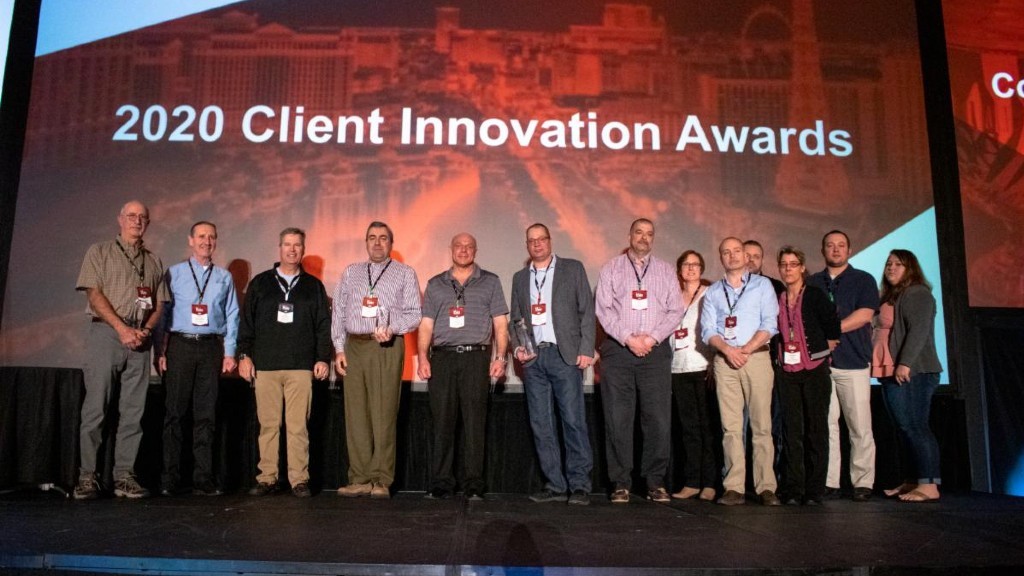 B2W Software presented its 2020 Client Innovation Awards for ROI and operational improvements to Lancaster Development, Lakeside Industries, EPCOR and Severino Trucking at the company’s annual User Conference in early March.