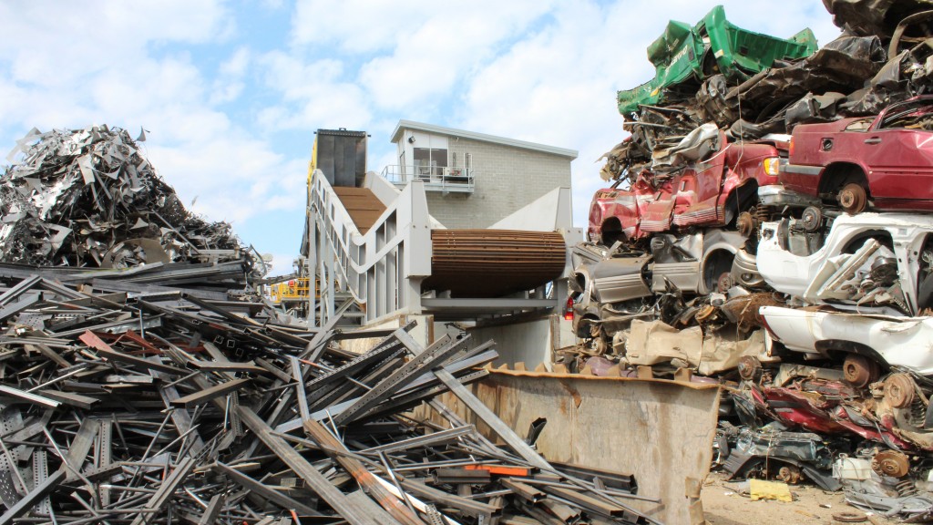 metso recycling equipment in a scrap dump