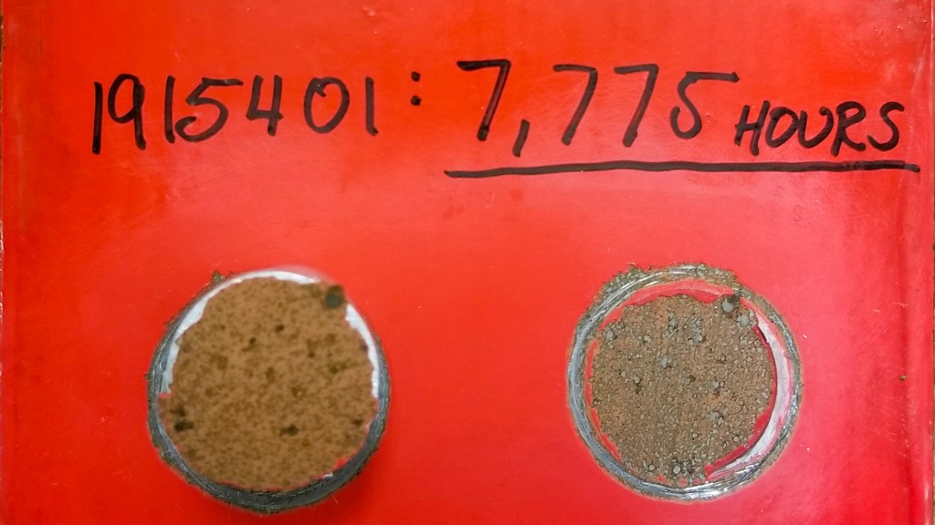 nanoprime salt spray test panel after 7775 hours