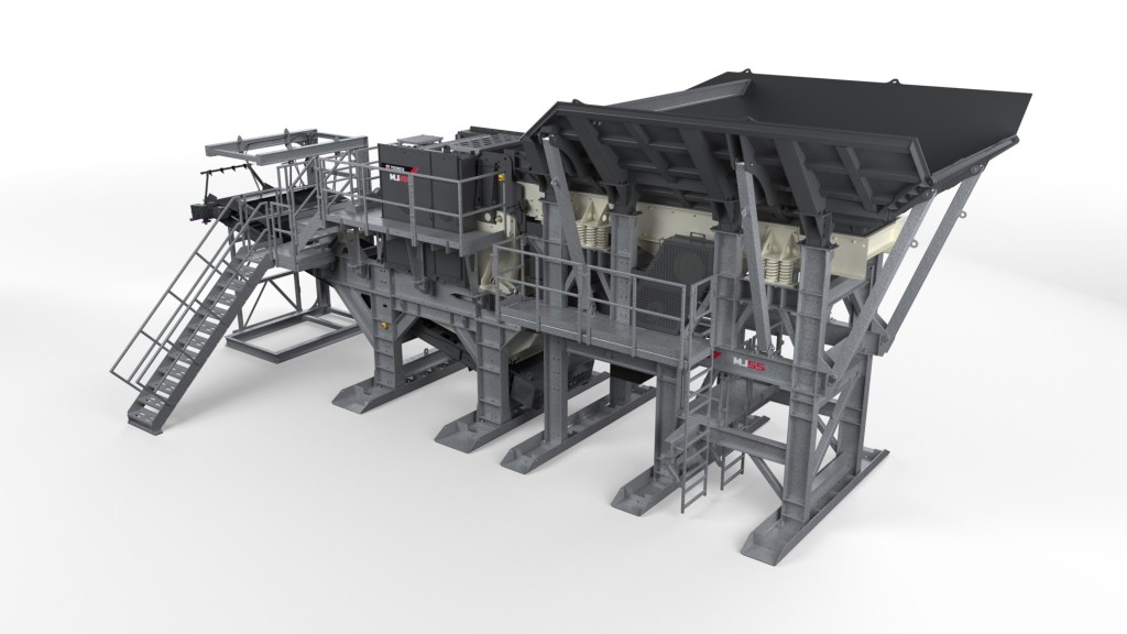 The Cedarapids MJ55 Modular Jaw Crusher