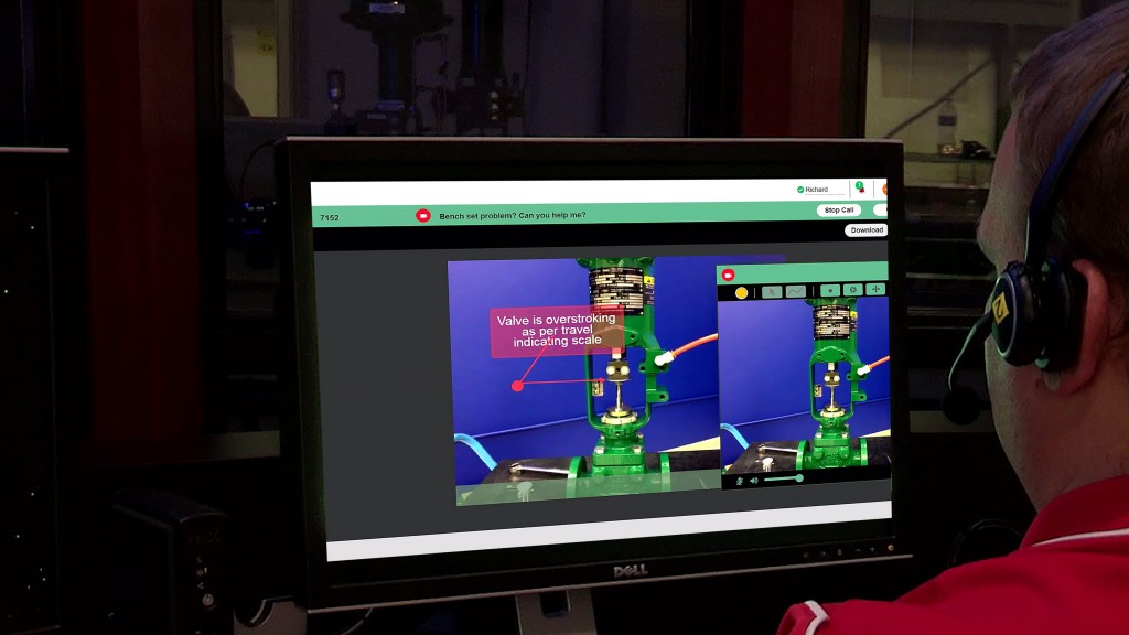 Emerson expert supports valve maintenance virtually via augmented reality technology Emerson expert supports valve maintenance virtually via augmented reality technology