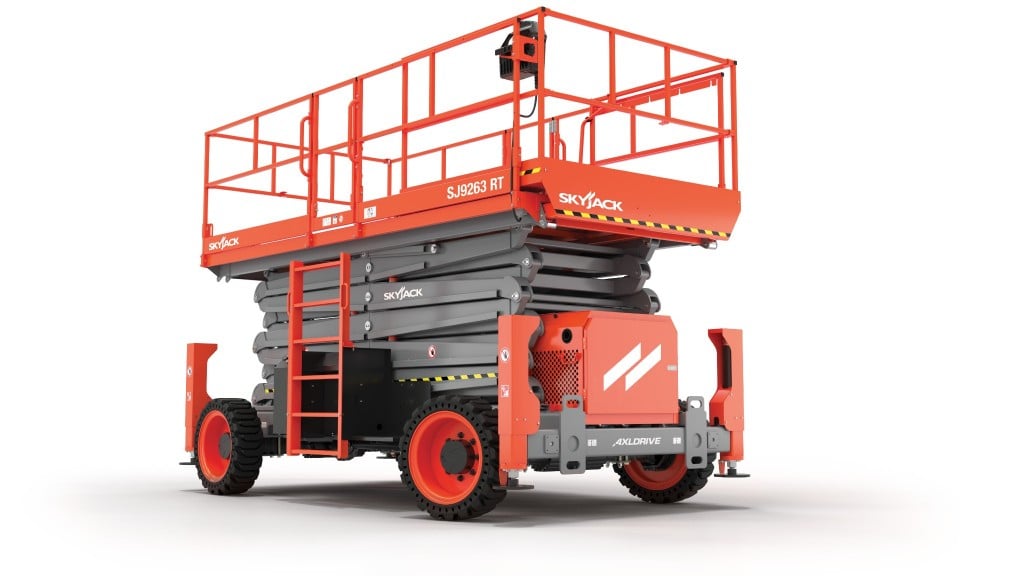 Skyjack's largest rough-terrain scissor lift fills need in North America