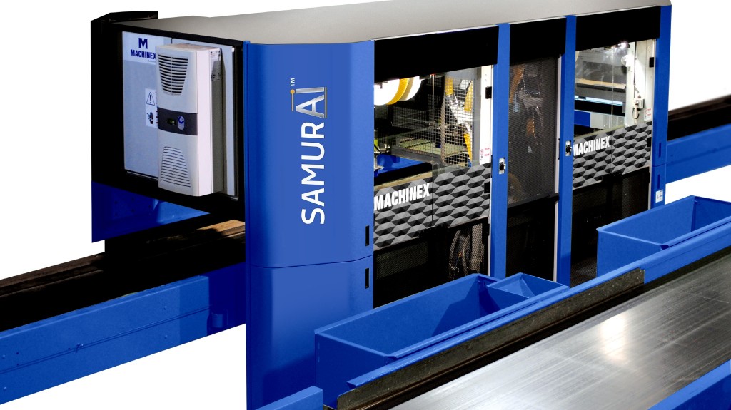 The Machinex SamurAI sorting robot. The Machinex SamurAI sorting robot.
