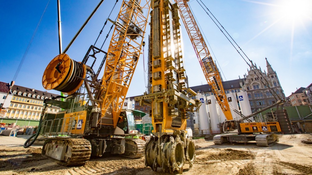 Liebherr slurry wall cutter takes on Munich’s largest construction project