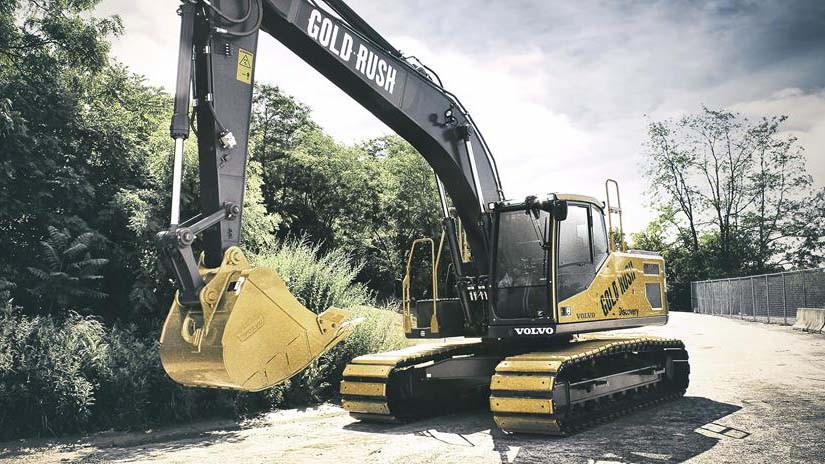 Volvo CE donates $290,000 from Gold Rush excavator auction