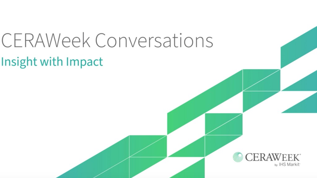 CERAWeek conversations video screenshot CERAWeek conversations video screenshot