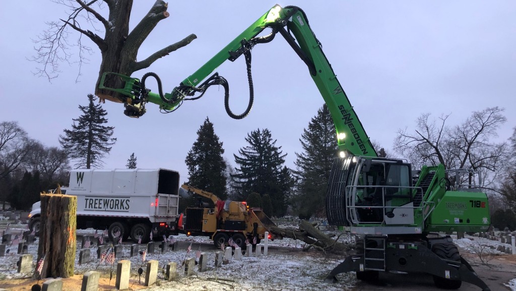 Treeworks on the job.