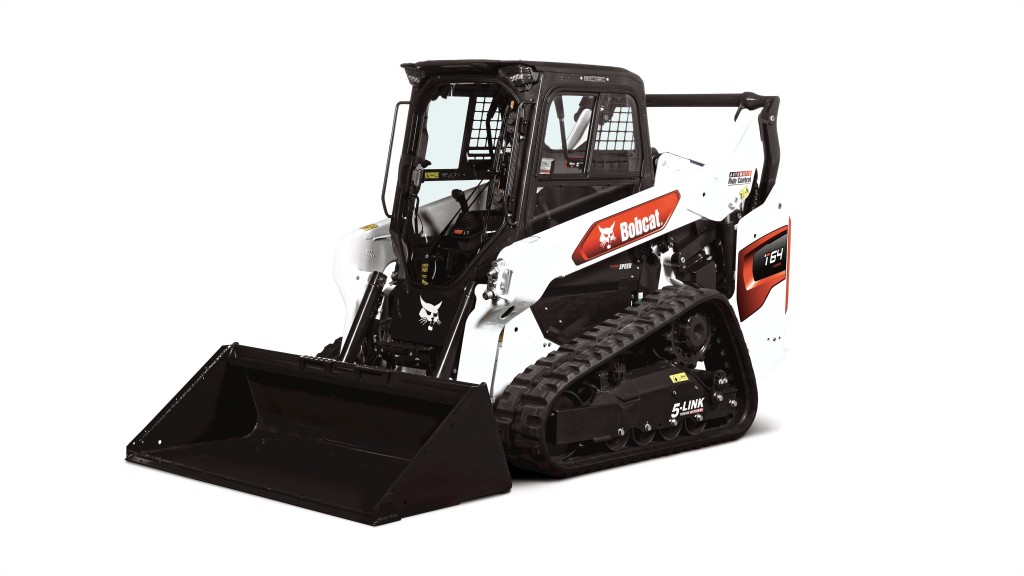 bobcat t64 machine with bucket