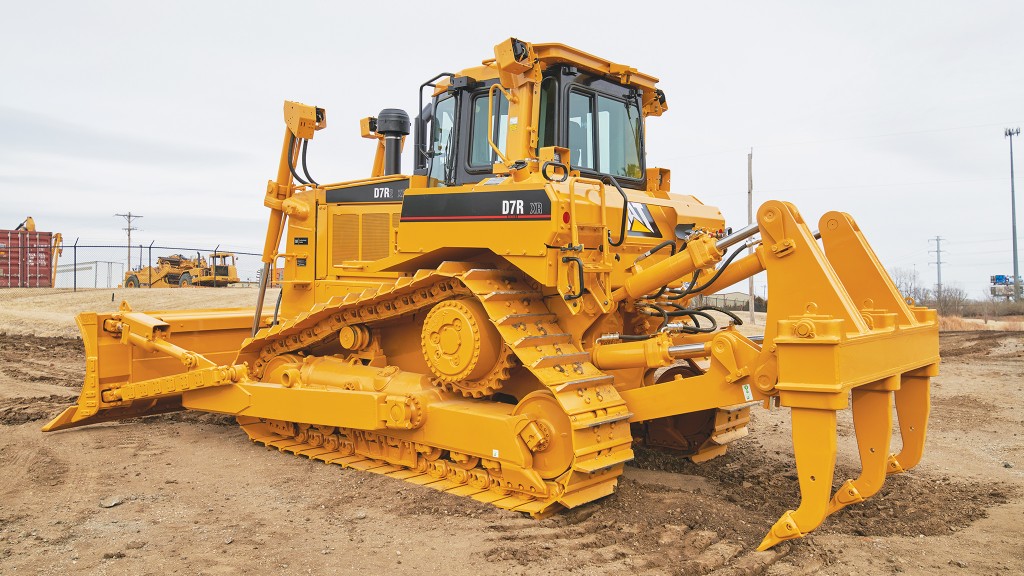 A rebuilt Cat dozer