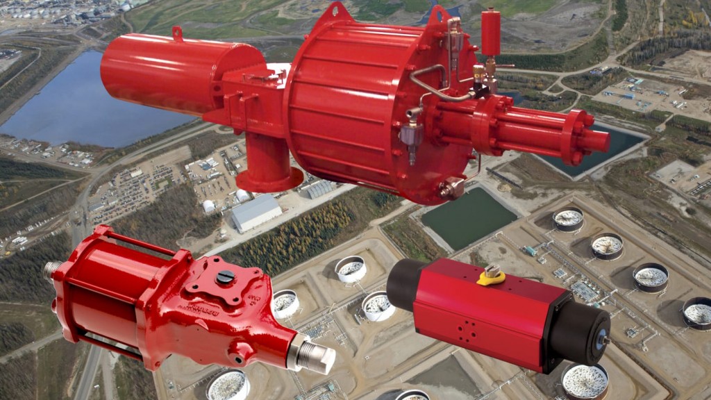 CP, GP and RC200 pneumatic actuators in the air CP, GP and RC200 pneumatic actuators in the air