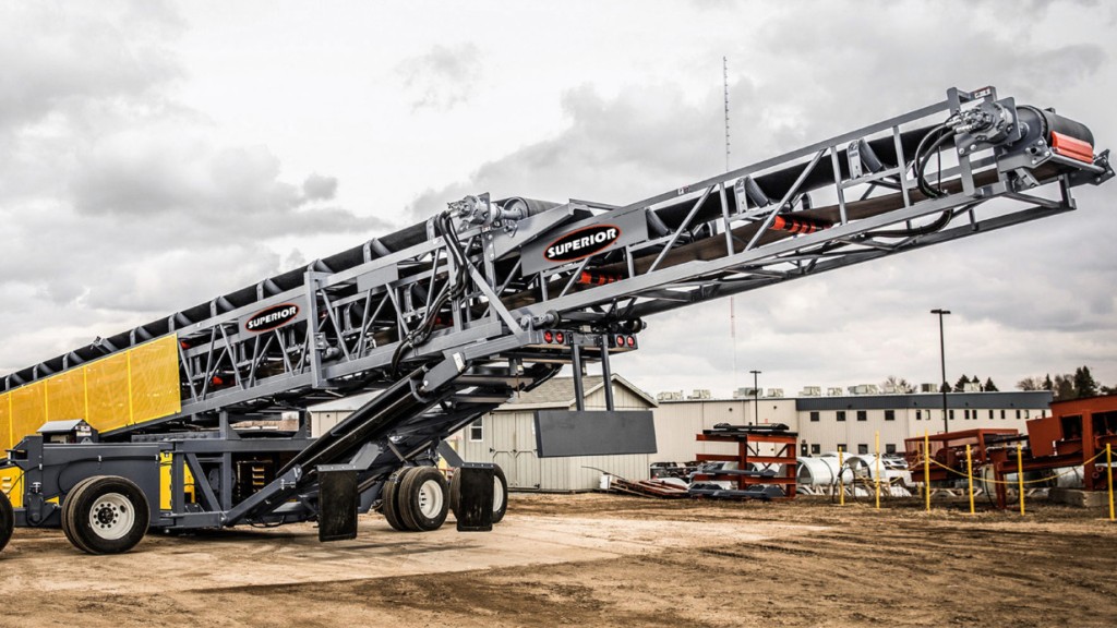 Self-contained TeleStacker conveyor ideal for remote quarrying and mining sites