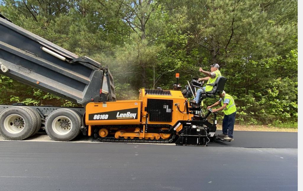 LeeBoy heavy asphalt paver ideal for commercial contractors