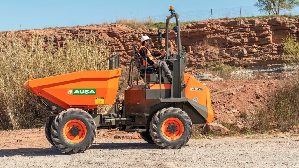 AUSA launches reversible and articulated site dumpers