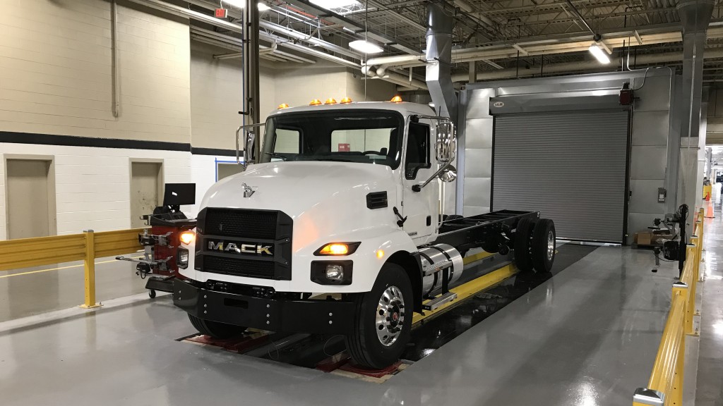 New Mack MD Series truck