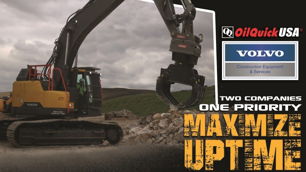 OilQuickUSA partners with Volvo CE to provide automatic quick couplers