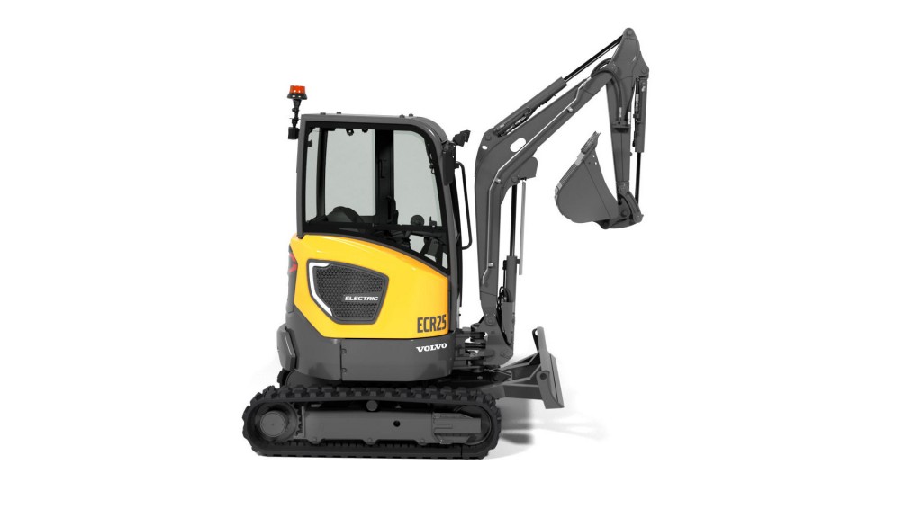 The Volvo Construction Equipment's ECR25 Electric