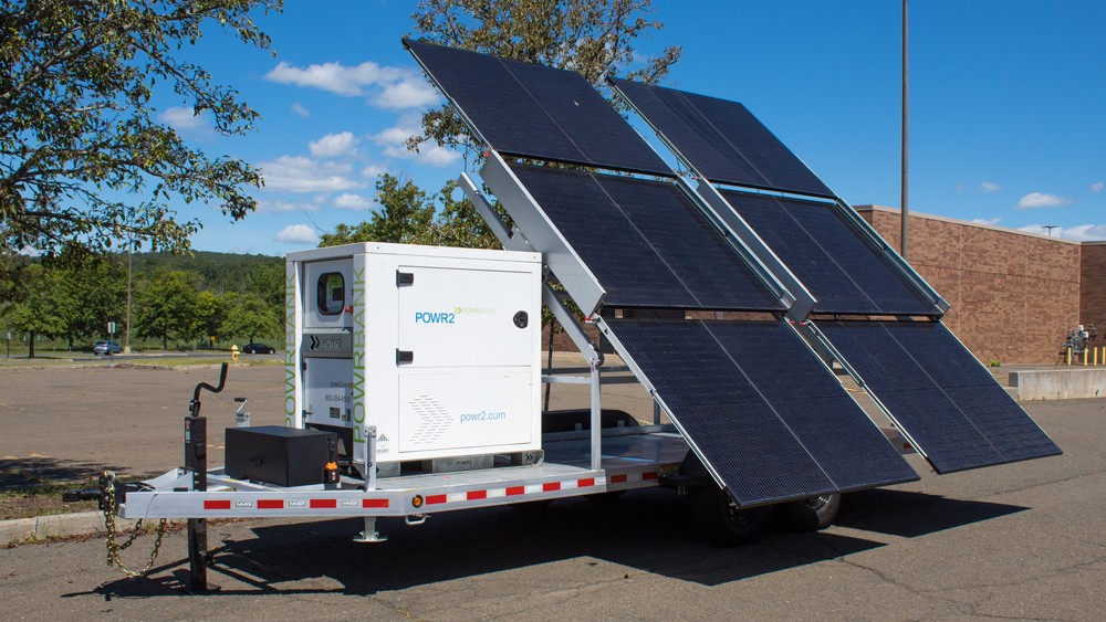 POWR2 makes solar power mobile with new solar trailer