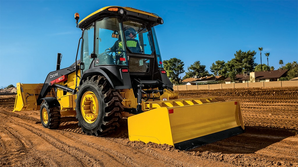 John Deere launches industry-first grade control-ready offerings for tractor loaders