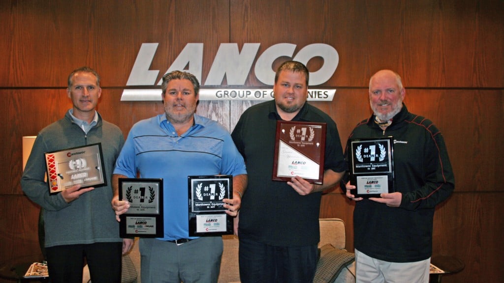 Lanco Group named Manitowoc North America Top Dealer of the Year