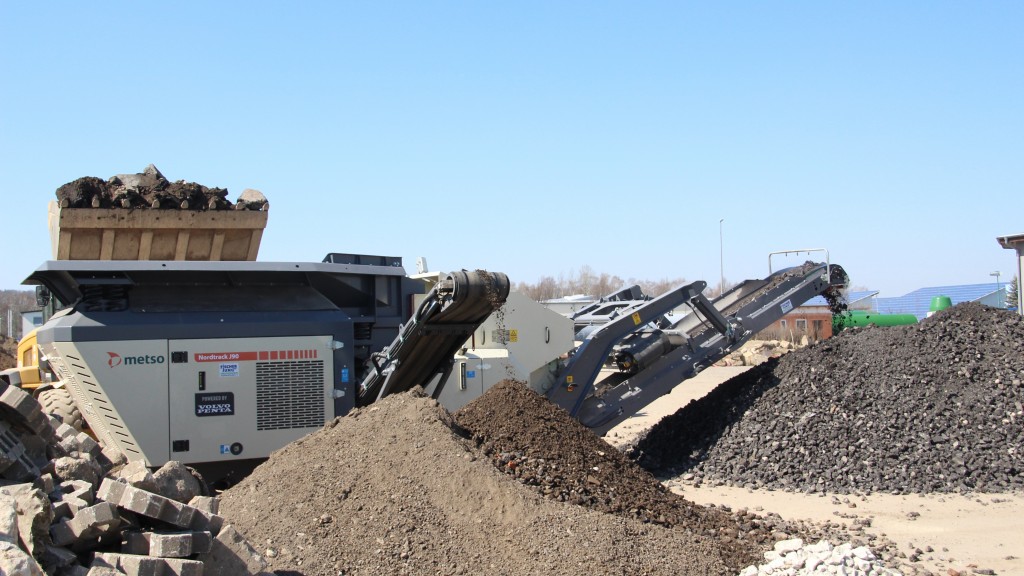 Metso Outotec's mobile range milestone reflects growth in aggregates recycling