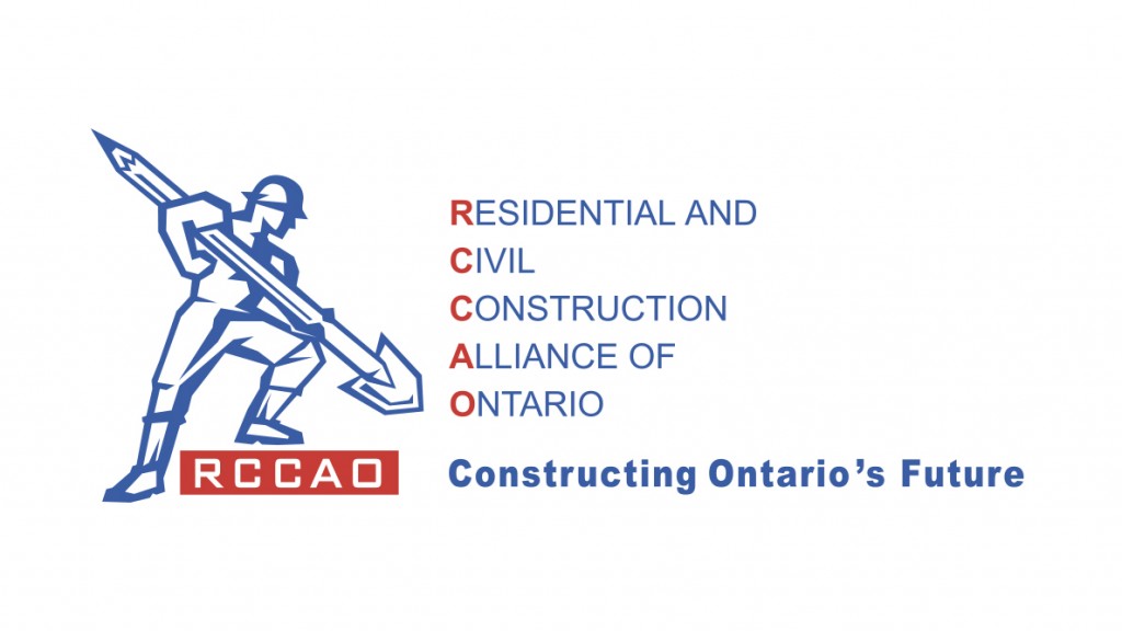 Residential and Civil Construction Alliance of Ontario (RCCAO) logo