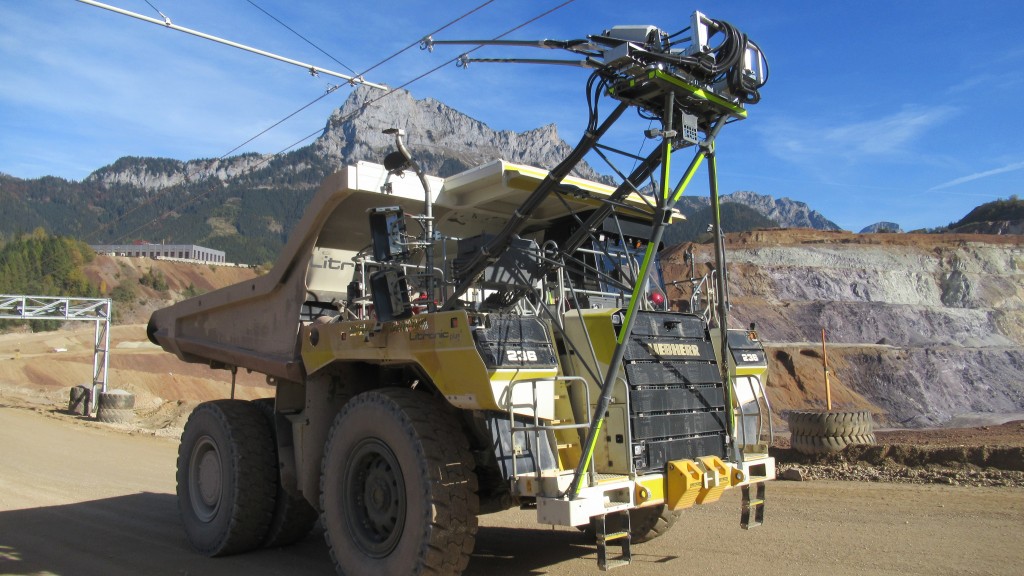 Liebherr Mining and VA Erzberg partner to develop 5-kilometre trolley line for mining truck fleet