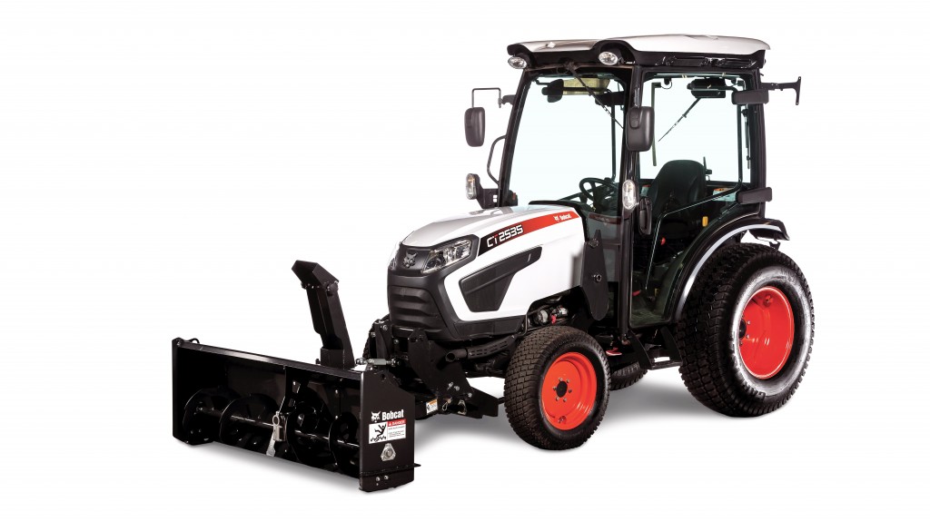 Bobcat expands attachment line with front-mounted snowblower for compact tractors