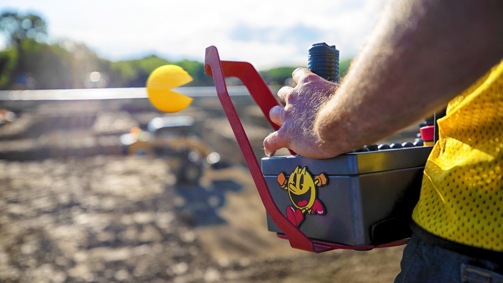 Watch: How to build a life-sized PAC-MAN game with Cat Grade 3D