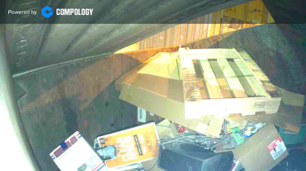 In-dumpster technology from Compology sends text messages when unwanted material enters a commercial dumpster.