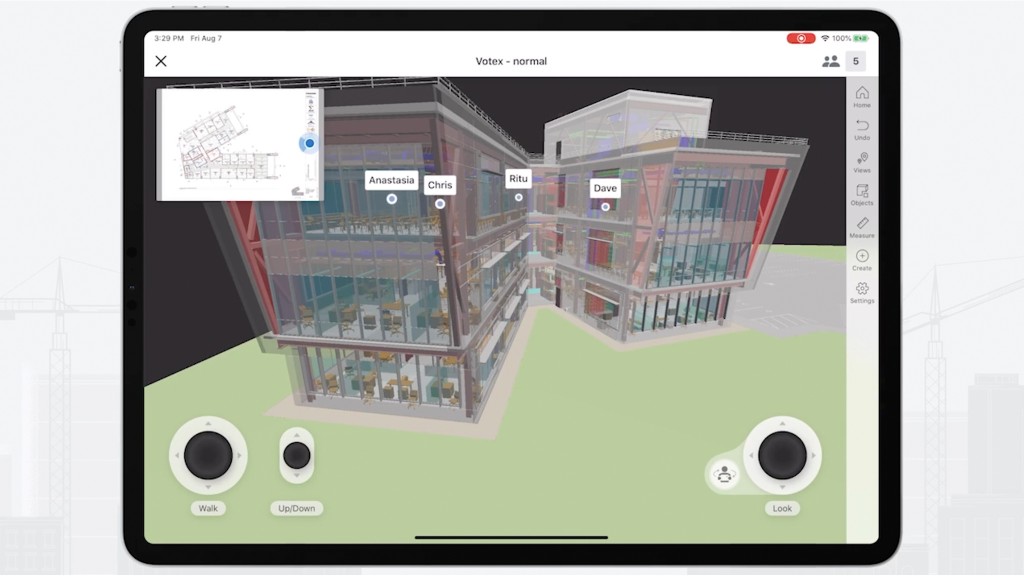 Follow Me on screen in Procore BIM software