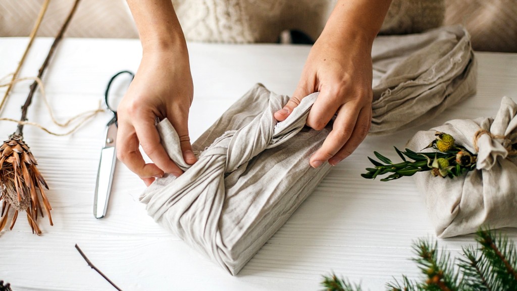 How to Wrap Gifts in Fabric as a Green Alternative to Paper