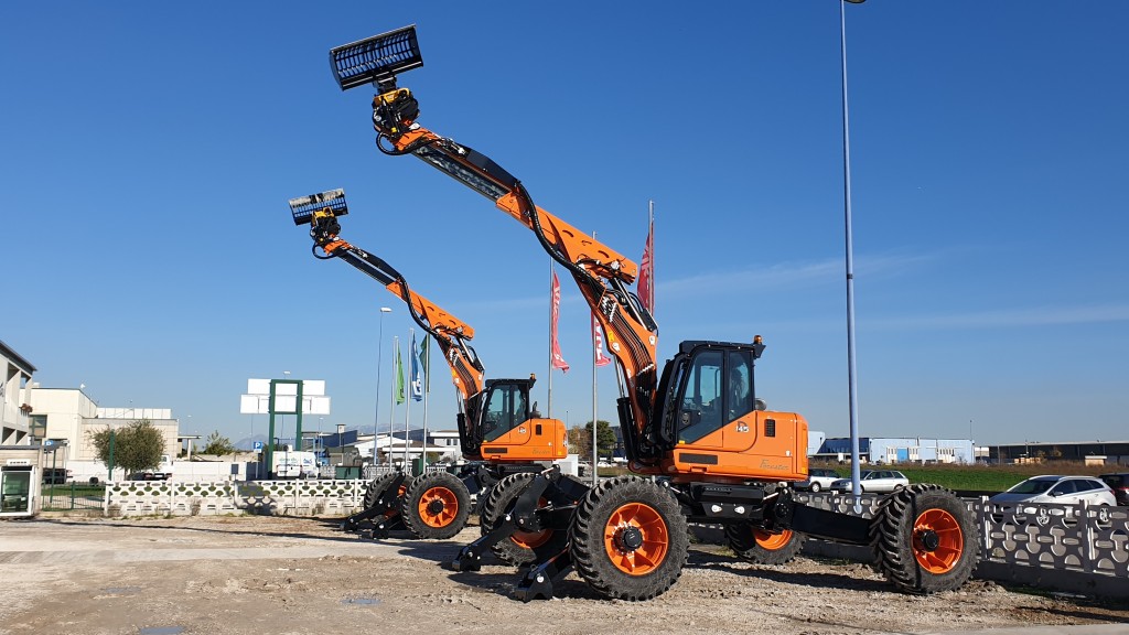 Engcon's spider excavator the Euromach R145