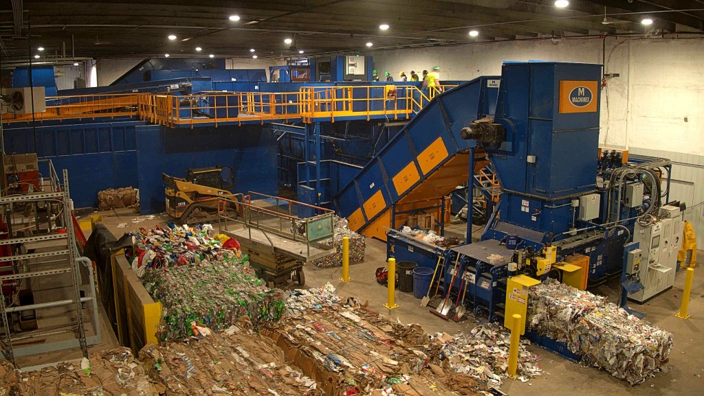 aerial view of Machinex MRF facility in Marquette County