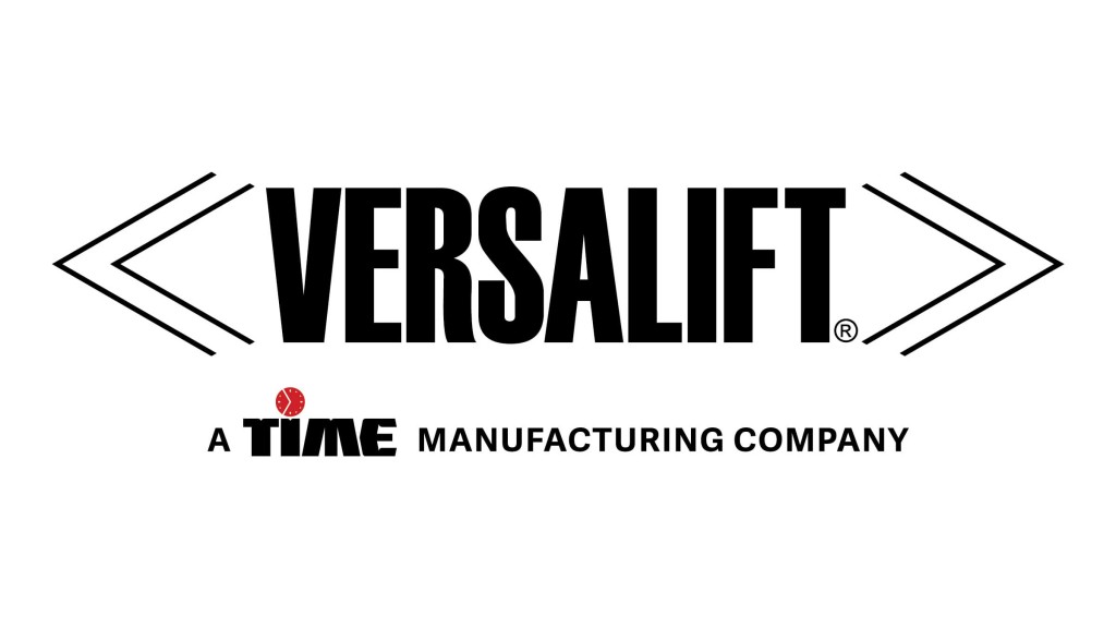 Versalift, a time manufacturing company logo