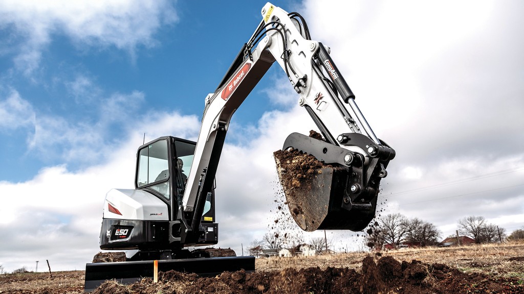 Bobcat E50 mini excavator