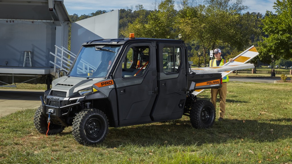 New utility vehicle accessories from Polaris enhance jobsite productivity, protect equipment