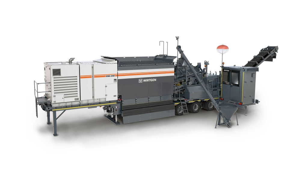 Wirtgen’s new cold recycling mixing plant brings sustainable recycling close to the job site