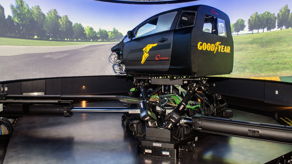 The Goodyear Tire & Rubber Company and VI-grade DiM250 DYNAMIC Driving Simulator