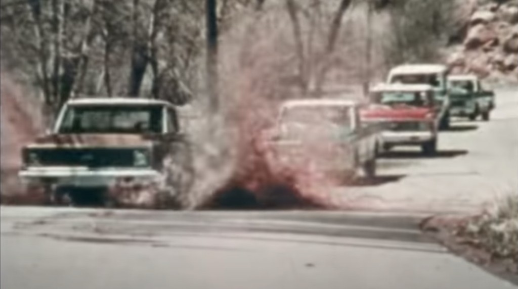 Watch: 1972 Chevrolet pickups show their stuff against competition