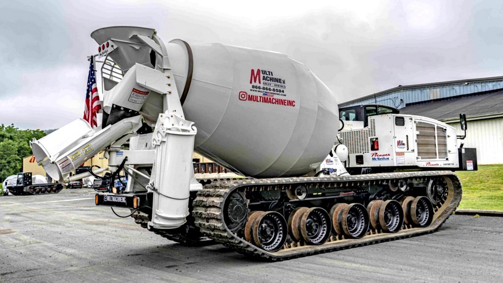 Prinoth and McNeilus collaborate to produce off-road concrete mixer