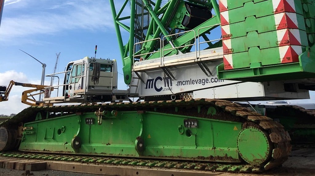 MCM receives delivery of Demag lattice boom crawler crane