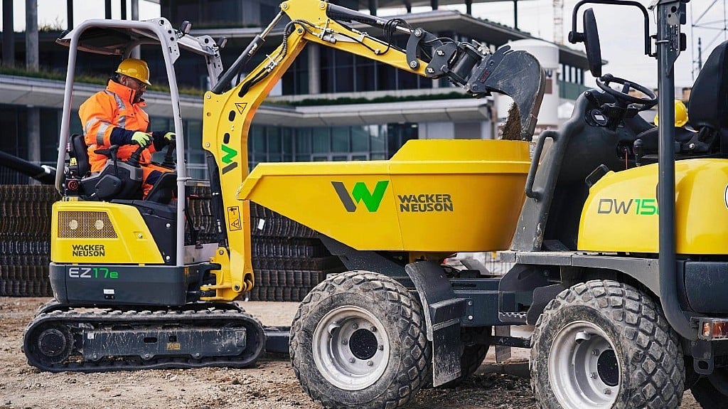 Vienna construction site goes electric with Wacker Neuson's zero-emission machines