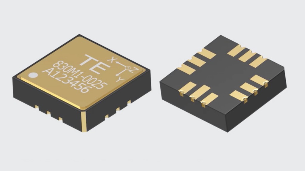 TE Connectivity develops wide bandwidth triaxial accelerometer to monitor machine health via sensors